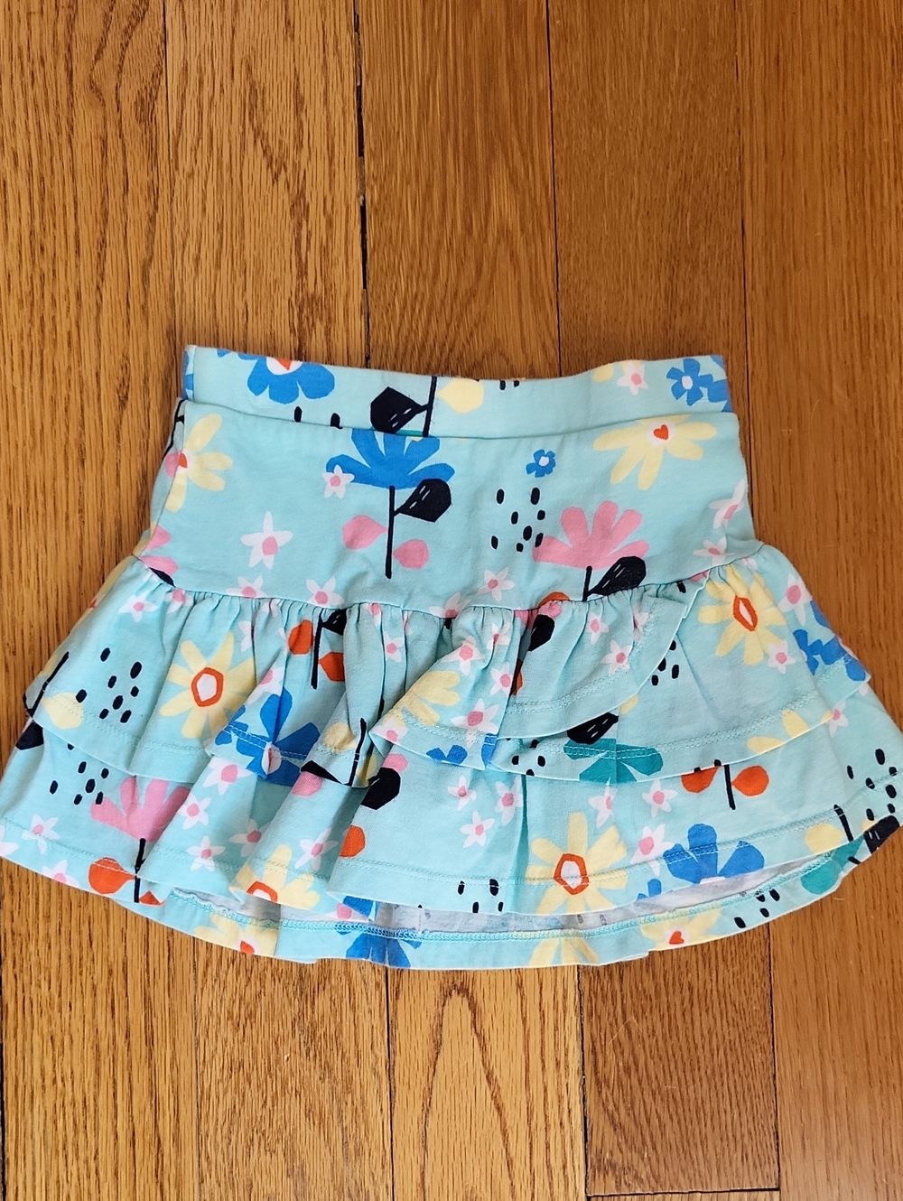 Little Girls Floral Skort